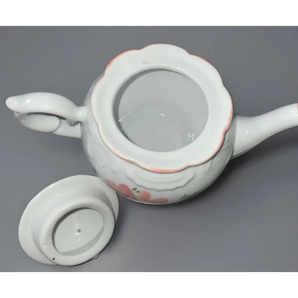 Vintage✨Pink Floral tea pot, hand painted MADE IN CHINA‎ *Great condition* - Picture 5 of 6